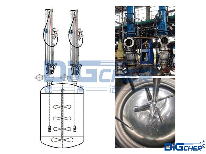 德高潔高壓水密閉式反應(yīng)釜自動(dòng)清洗系統(tǒng)