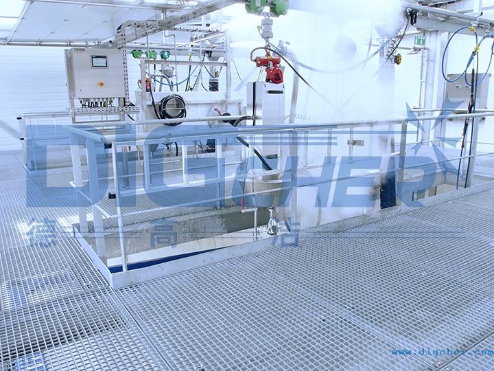 高壓水自動化罐車清洗系統(tǒng)作業(yè)平臺