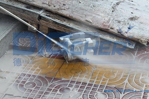 高壓水射流鑄件型殼清理